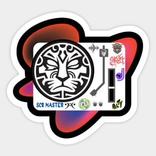 SCR MASTER Jinrai Sticker